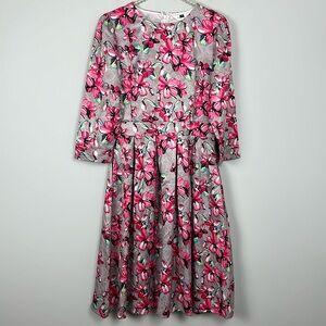 CAPUCINES DRESS size M modest floral dress